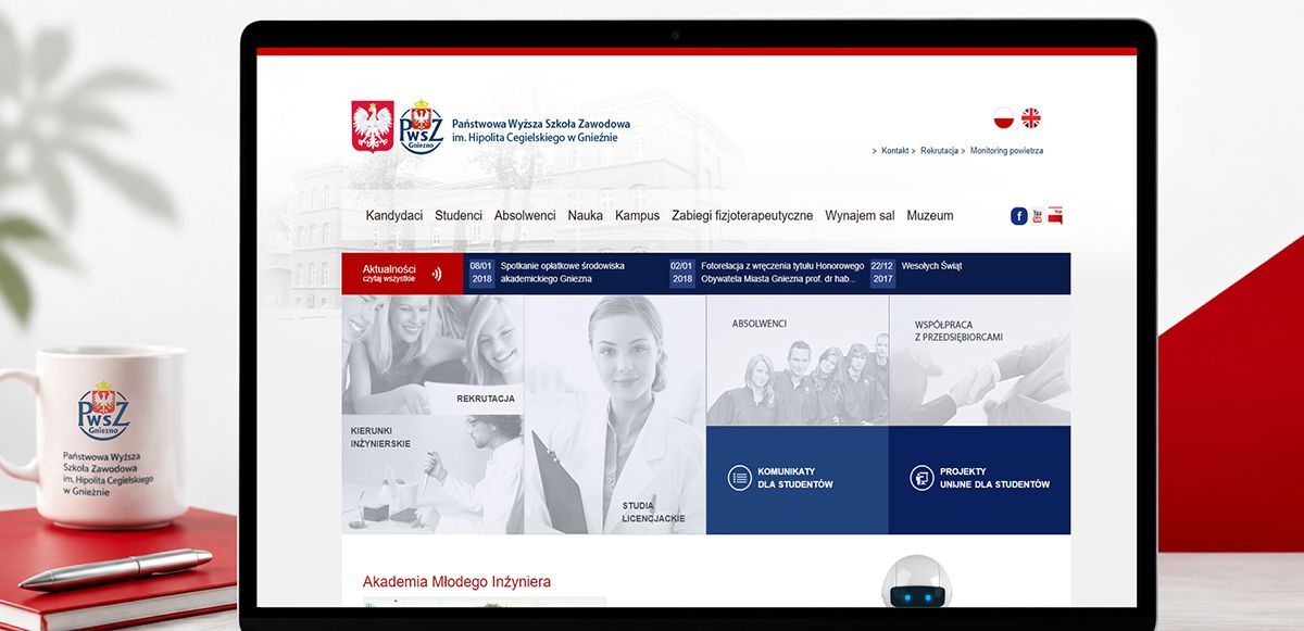 Podgląd projektu PWSZ Gniezno